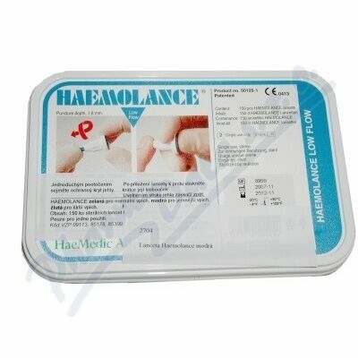 Lancety 2704+/100 ks Haemolance - dětské (modré) porovnat ceny