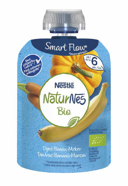 Nestlé NaturNes BIO kapsička dýně, banán, mrkev 90g porovnat ceny