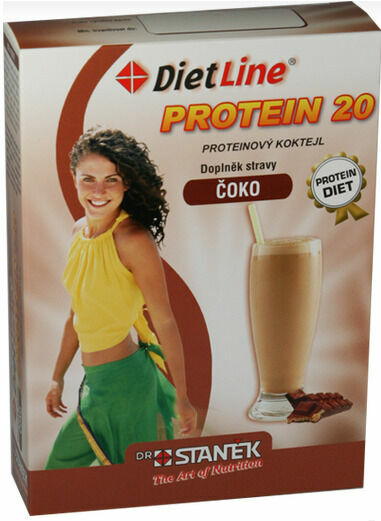 Diet Line  DietLine Protein 20 Koktejl Čoko 3 sáčky porovnat ceny