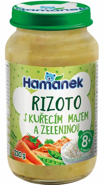 Hamánek Rizoto s kuřecím masem a zeleninou 230g porovnat ceny
