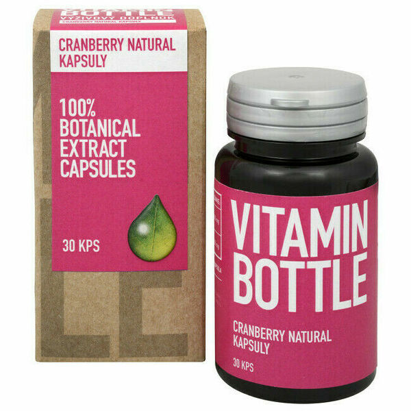 Vitamin Bottle  Vitamin-Bottle Cranberry Natural 30 kapslí porovnat ceny