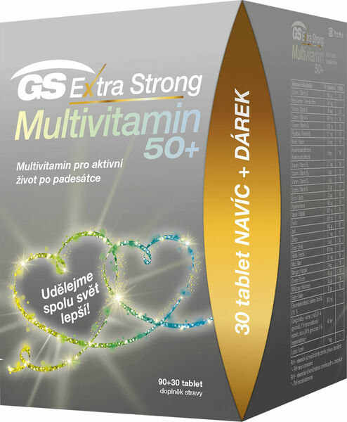 GS Extra Strong Multivitamin 50+, 120 tablet, edice 2020 porovnat ceny