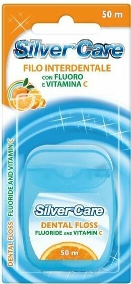 Silver Care Dentální nit s fluoridem a vit.C 50m porovnat ceny
