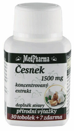 MedPharma Česnek 1500mg 37 tobolek porovnat ceny