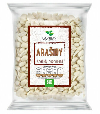 BONITAS BIO Arašídy nepražené 100g porovnat ceny