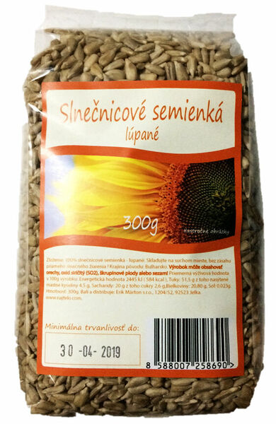 Najtelo  Slunečnicová semínka 300g porovnat ceny
