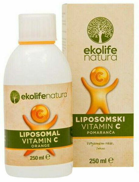 Ekolife Natura Liposomal Vitamin C 500mg pomeranč 250ml porovnat ceny