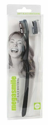 MegaSmile zubní kartáček Black Whitening SOFT 2ks porovnat ceny