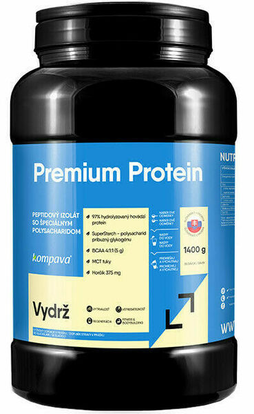 Kompava Premium Protein 1400g nugát porovnat ceny