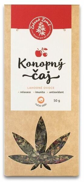 Zelená Země Konopný čaj ovocný 50g porovnat ceny