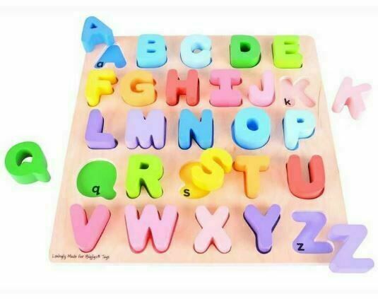 Bigjigs toys  Bigjigs Baby Abeceda velká písmena porovnat ceny
