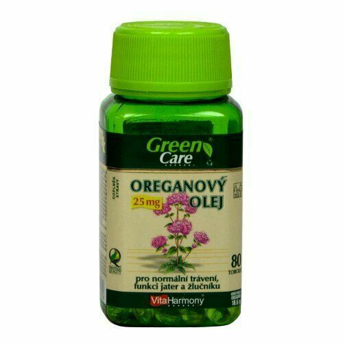 VitaHarmony Oreganový olej 25mg 80 tobolek porovnat ceny