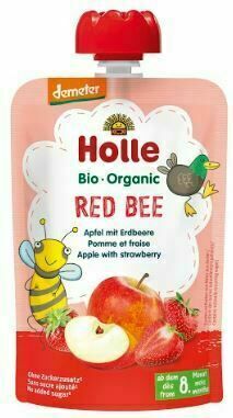 Holle Bio pyré - Red Bee- Jablko s jahodami 100g porovnat ceny