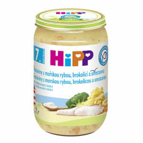 HiPP BIO Těstoviny s mořskou rybou, brokolicí a smetanou 220 g porovnat ceny