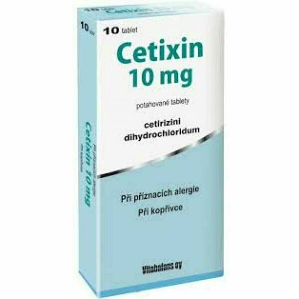 VITABALANS CETIXIN 10 MG  10X10MG Potahované tablety porovnat ceny