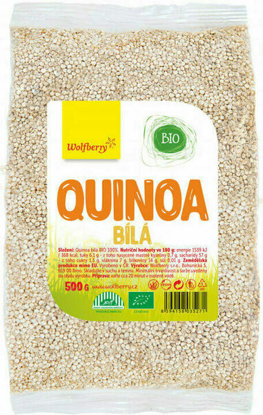 Wolfberry Quinoa bílá BIO 500g porovnat ceny