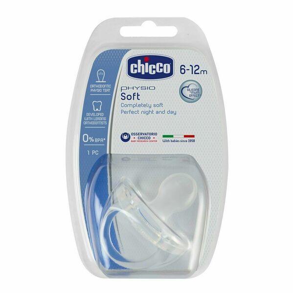 Chicco Celosilikonový dudlík Physio Soft 6-12m porovnat ceny