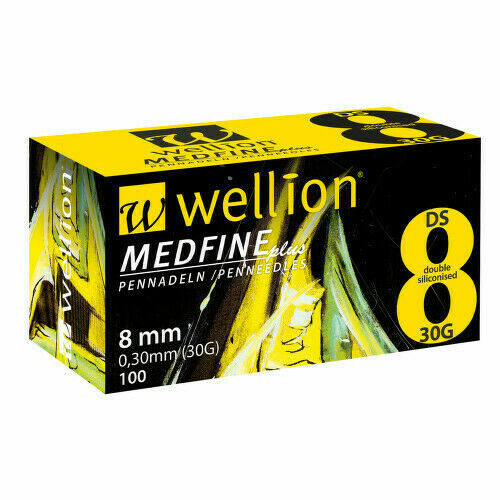 WELLION MEDFINE PLUS jEHLY PRO INZULÍNOVÁ PERA JEHLY PRO VŠECHNA INZULÍNOVÁ PERA, VEL. 30G X 8 MM porovnat ceny