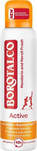 Borotalco Active mandarinka & neroli deodorant 150ml porovnat ceny