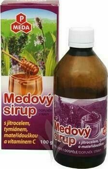 PMeda  PM Medový sirup jitrocel+tymián+mateřídouška+vitamín C 100g porovnat ceny