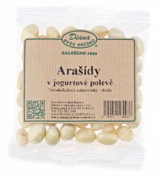 Diana Company Arašídy v jogurtové polevě 100g porovnat ceny