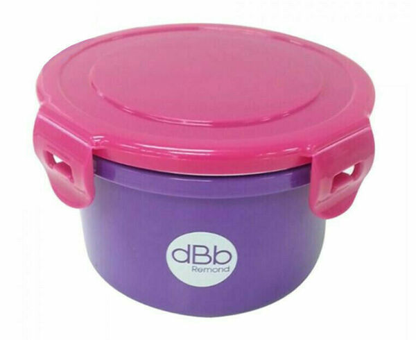dBb Baby Lunch 400 ml s víčky, růžovofialový porovnat ceny