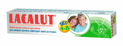 Lacalut zubní pasta dětská 4-8let 50ml porovnat ceny