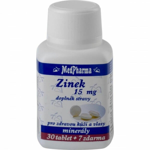 MEDPHARMA Zinek 15mg 37 tablet porovnat ceny