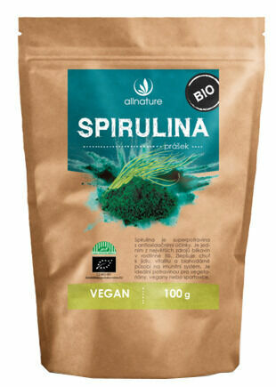 Allnature Spirulina prášek BIO 100g porovnat ceny