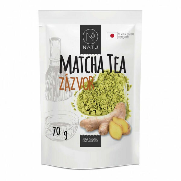NATU Matcha tea BIO Premium Japan Zázvor 70 g porovnat ceny