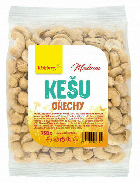 Wolfberry Kešu celé Medium 250g porovnat ceny