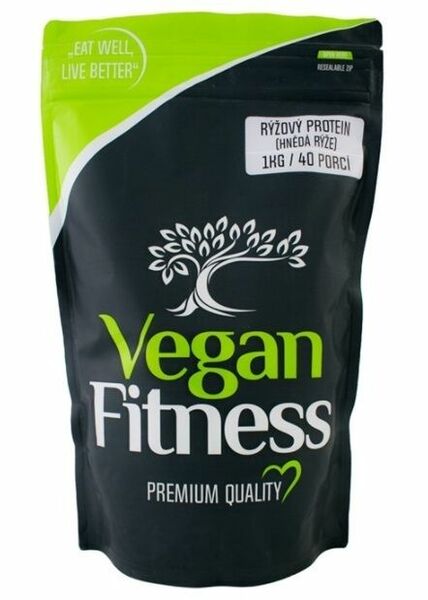 Vegan Fitness  Rýžový Protein 1kg - hnědá rýže porovnat ceny