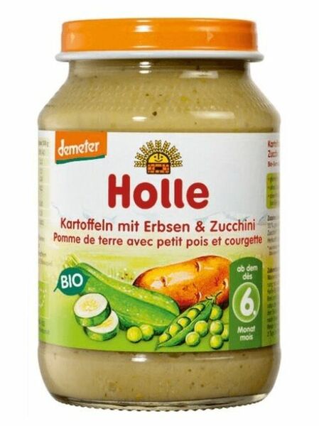 Holle bio dětská přesnídávka Brambor, hrášek a cuketa porovnat ceny