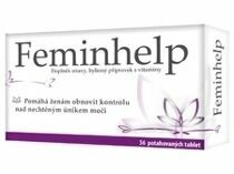 Feminhelp přípravek pro kontrolu úniku moči 56 tablet porovnat ceny