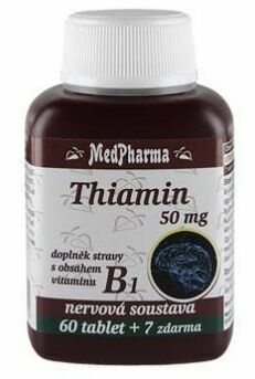 MedPharma Thiamin (vitamin B1) 50mg 67 tablet porovnat ceny