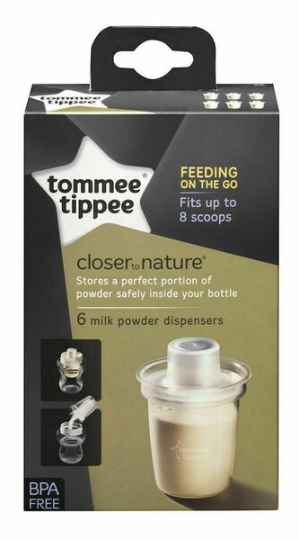 Tommee Tippee  Dávkovač na sušené mléko C2N, 6ks porovnat ceny