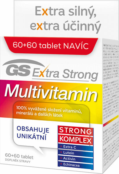 GS Extra Strong Multivitamin 60+60 tablet porovnat ceny
