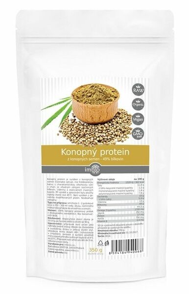 Imbio  Konopný protein 350g porovnat ceny