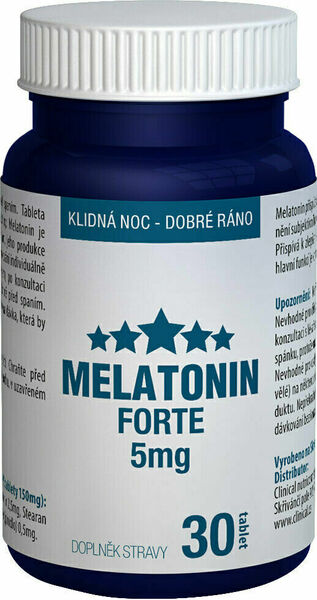 Clinical Melatonin Forte 5mg 30 tablet porovnat ceny