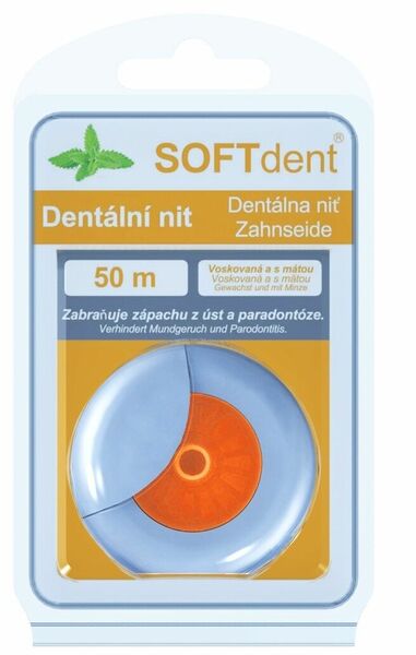 Dentální nit SOFTdent 50m 1ks porovnat ceny