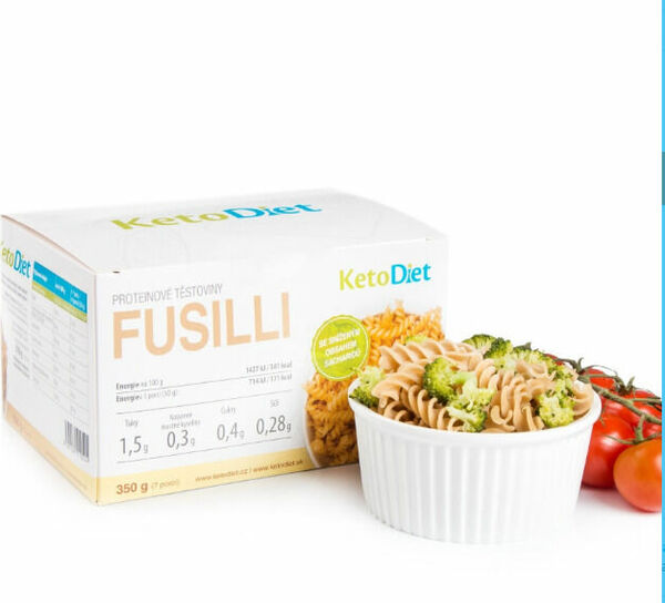 KetoDiet Proteinové těstoviny 7porcí porovnat ceny
