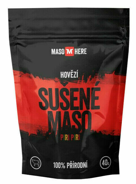 Maso Here Hovězí Piri Piri 40g porovnat ceny