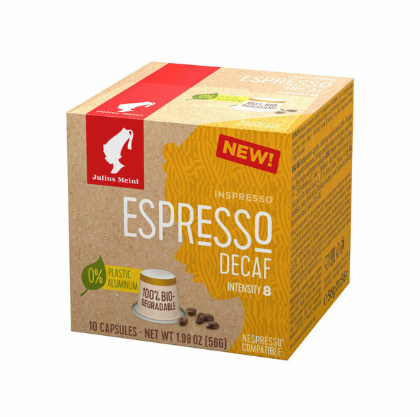 Julius Meinl  Kompostovatelné kapsle Inspresso Espresso Decaf 10 kapslí porovnat ceny
