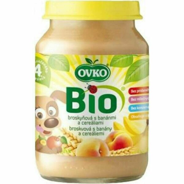 Dětská výživa s banány a cereáliemi OVKO 190g - BIO porovnat ceny