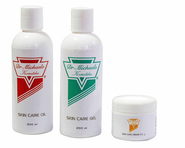 Dr. Michaels Skin Care malá sada gel + olej + krém porovnat ceny