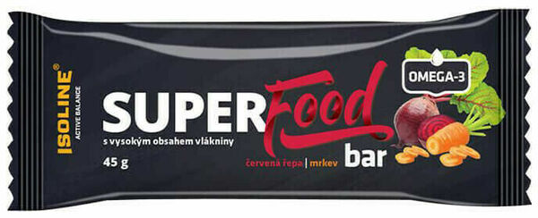 Isoline SUPERFOODS BAR červená řepa 45g porovnat ceny