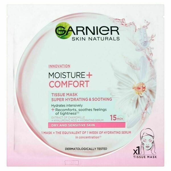 Garnier Moisture + Comfort superhydratační zklidňující textilní maska 32 g porovnat ceny