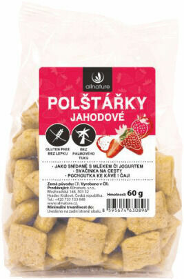 Allnature Polštářky jahodové 60g porovnat ceny