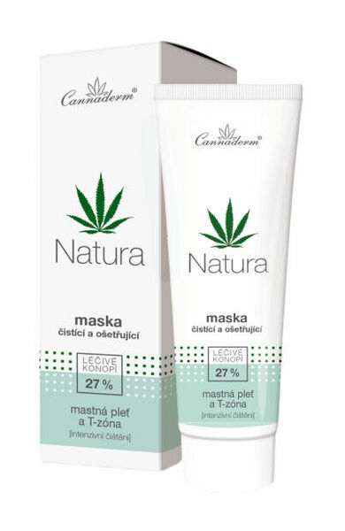 Cannaderm NATURA čistící a ošetřující maska 75g porovnat ceny