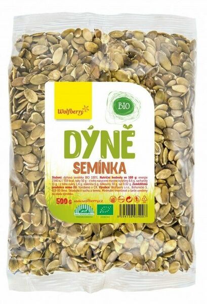 Wolfberry Dýňové semínko loupané BIO 500g porovnat ceny